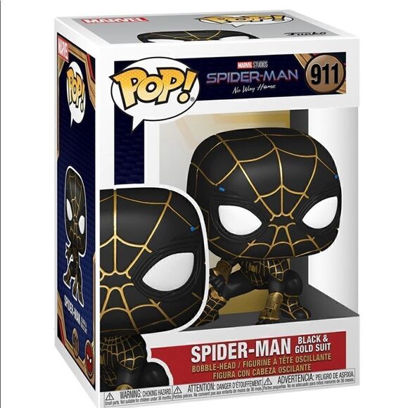 SPIDER-MAN BLACK & GOLD SUIT - SPIDER-MAN: NO WAY HOME - Picture 3 of 7